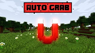 Auto Grab Items Addon for Minecraft PE | Auto Pick-Up Mod