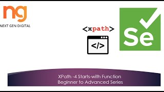 XPath -4 Starts-with Function  (Beginner to Advanced) Selenium and Robot Framework