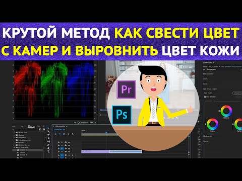 Сведение цвета с разных камер в adobe premiere и photoshop (Match color). Выравнивание цвета кожи