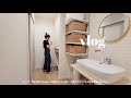 あっという間の休日1日vlog✨日用品ストック買い🛒収納まで🧽リアルな休日お昼ごはん鯖おにぎり🐟