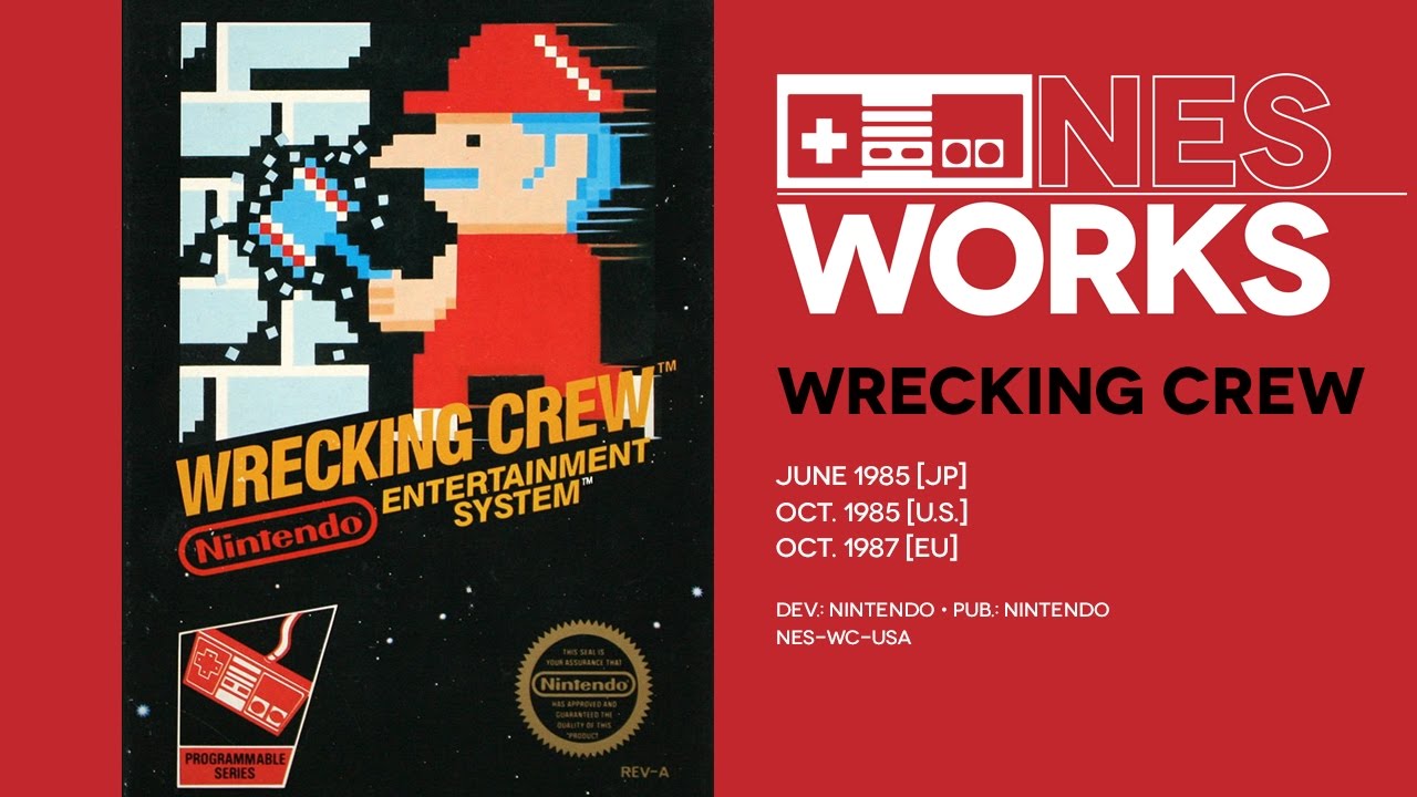 ね*と様 希少品 マリオ&ルイージVS WRECKING CREWアーケードゲー Wrecking Crew retrospective | Mario's final temp gig | NES Works