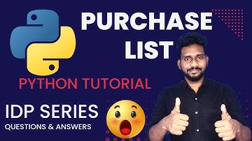 Python IDP Exam purchase list Question & Answer | How Pass #idp test  Python Tutorial #crack #idp