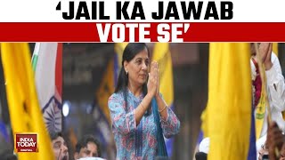 Sunita Kejriwal Calls For Vote Against 'Dictatorship': 'CM Jailed Before Polls To Stifle His Voice'