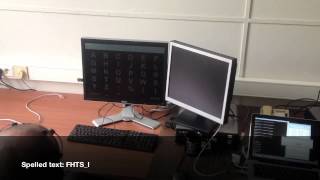 Unsupervised P300 Speller -- Ghent University -- NIPS 2012 Demonstration