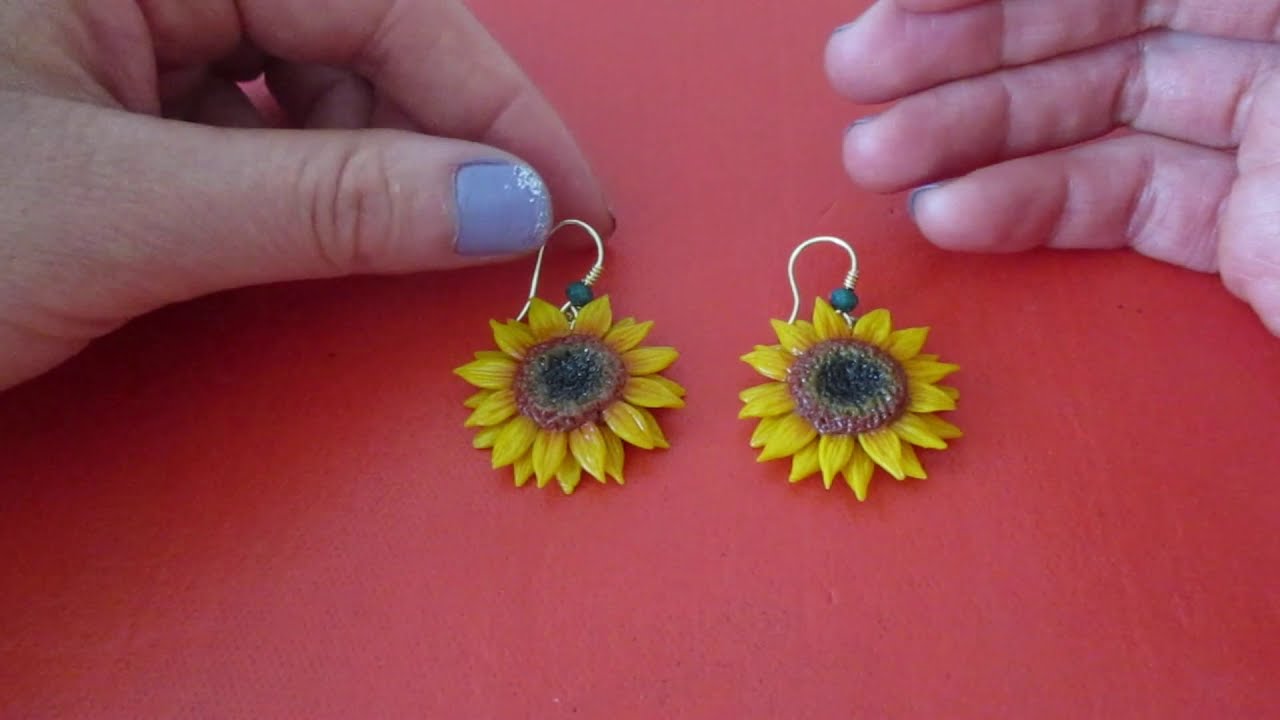 Hacer Aretes de Girasol YouTube