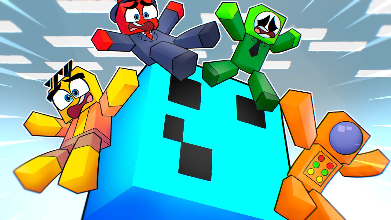 Virei BLOCO para TROLAR meus AMIGOS no Minecraft!