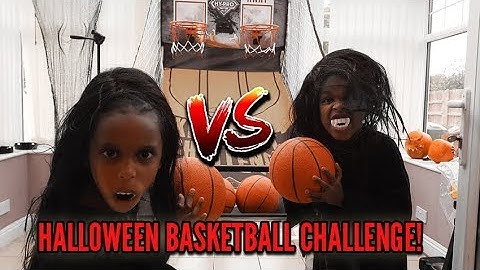 SCARY 1v1 BASKETBALL HALLOWEEN COSTUME SHOOTOUT | Twin vs Twin