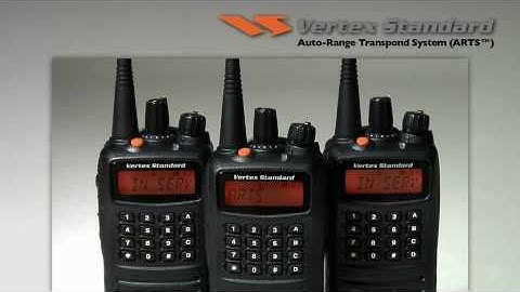 Vertex Standard VX-450 Series Demo: Auto-Range Transpond System (ARTS) and ARTS II
