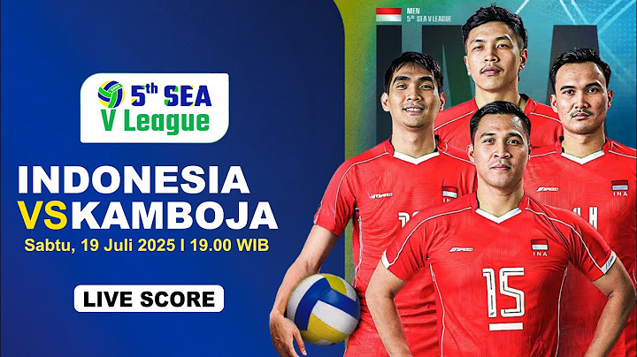 🔴INDONESIA VS KAMBOJA - SEA V LEAGUE 2025