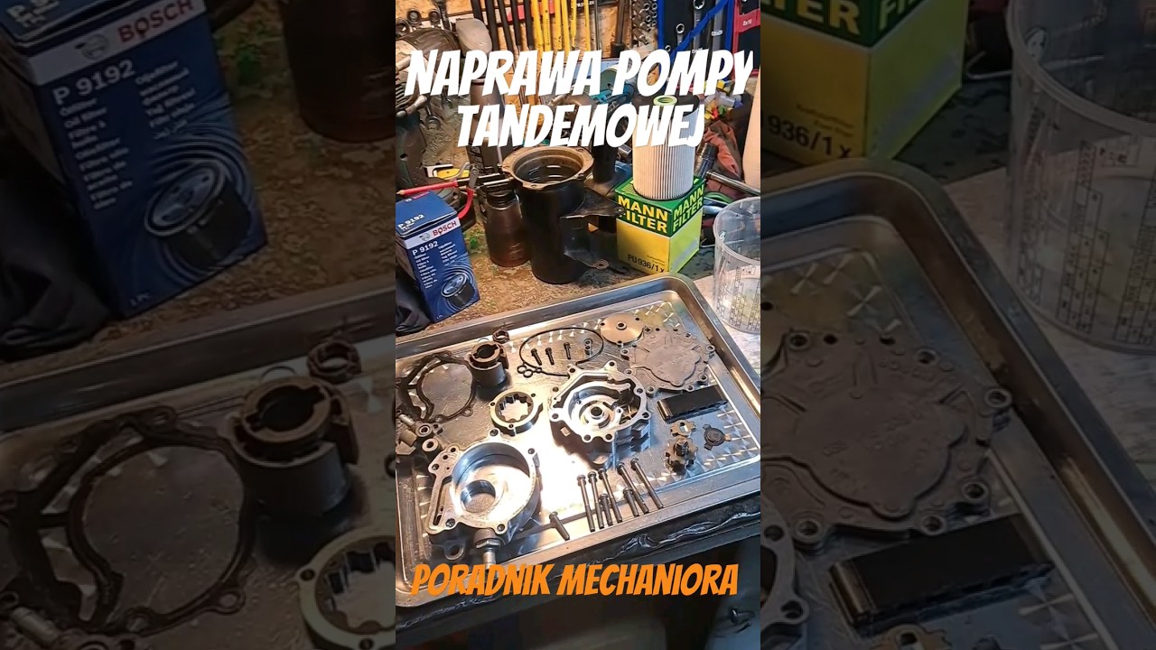 1.9 TDI POMPA TANDEMOWA. WYMIANA ZESTAWU NAPRAWCZEGO 🔧⚙️🔩🧰