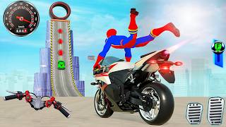 Mega Ramp Stunt Bike Simulator 3D - Motor Bike Motocross Impossible Racing - Android GamePlay screenshot 4