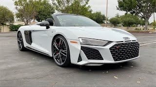 2020 Audi R8 V10 Performance Spyder Walkaround + Exhaust (No Talking)(ASMR)