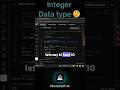 What is an integer Data Type in Pine Script? pine script basics ( Hindi ) #pinescript #algotrading