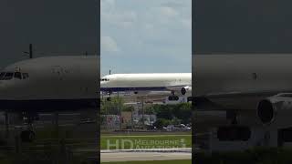TRUELY CLASSIC Douglas DC-8F Landing at Miami Airport #shorts
