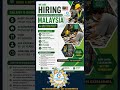 Malaysia | ਮਲੇਸ਼ੀਆ | मलेशिया #viral #job #trending #youtubeshorts #malaysia #workpermit #reels #feed