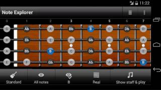 Bass Guitar Note Trainer v4.1 - Video Presentation screenshot 1