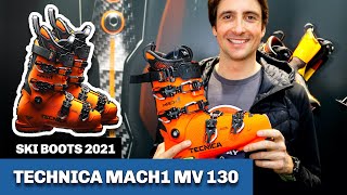 Tecnica Mach1 MV 130: carbon reinforced ski boot [ISPO]