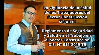 Vigilancia de la Salud de Trabajadores en sector Construcción por Ricardo Enrique Pajuelo Bustamante