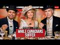 Excesses for elites while Canadians suffer