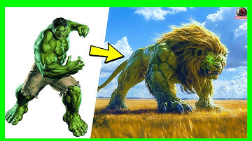 AVENGERS but LIONS  - VENGERS 🔥 All Characters (marvel & DC) 2025 🌟 part III