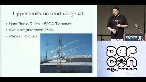 DEFCON 18: Extreme Range RFID Tracking  3/4