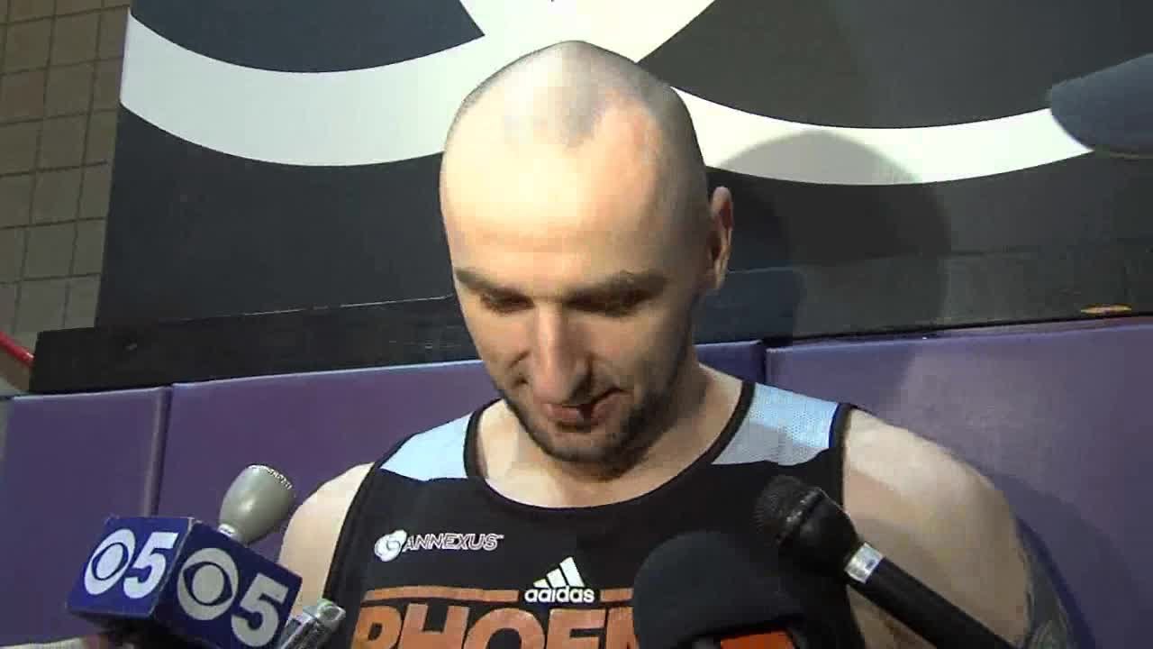 Paul Calvisi goes 1-on-1 with Suns player Marcin Gortat