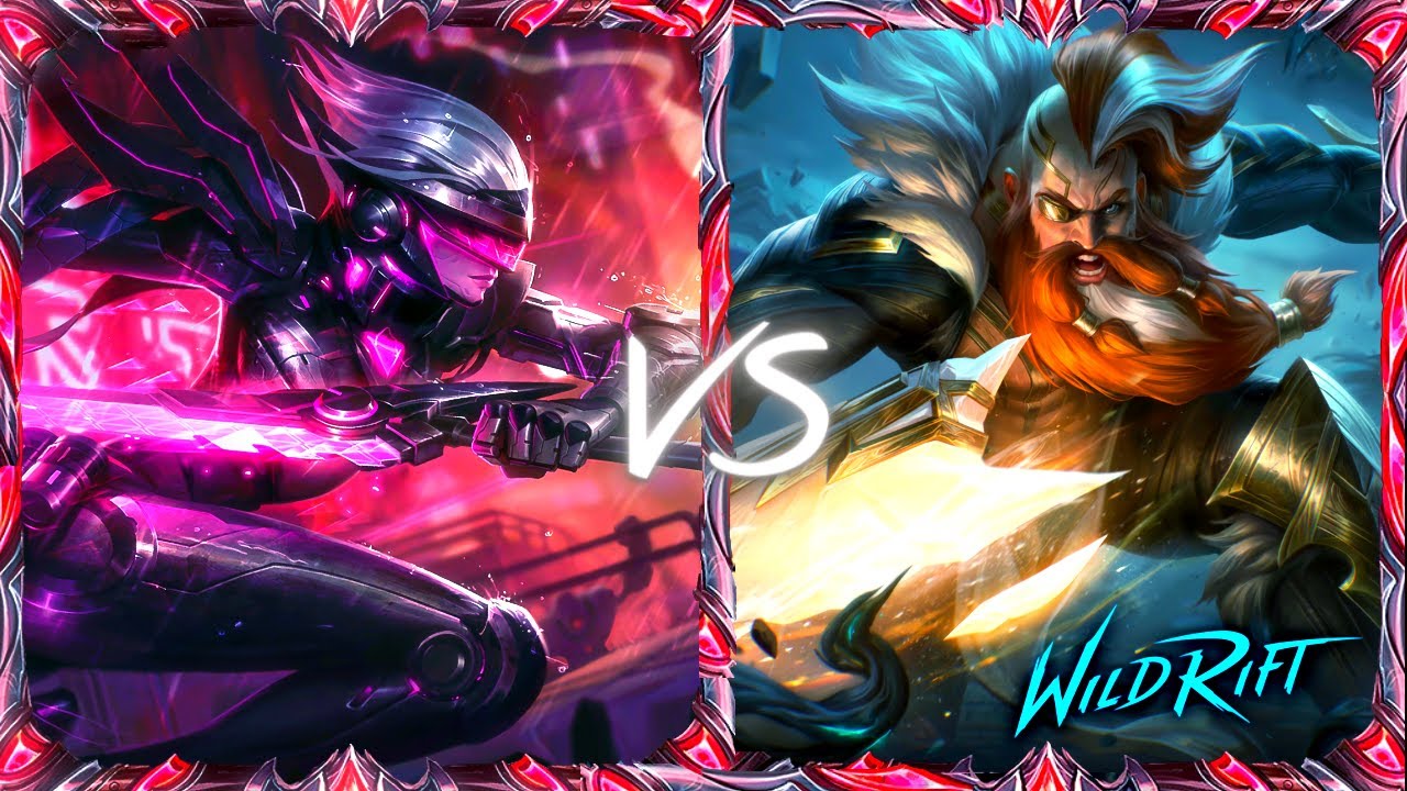 Wild Rift - Fiora vs Olaf Baron Lane Gameplay （Season 9）HD 1080p