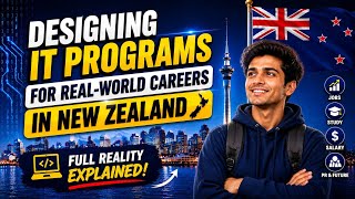 Design IT programs for real world careers in newzealand #abroadinformation #studyinnewzealand