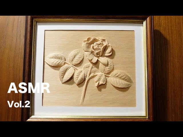 アンティークルーサイト バラの彫刻置物 ASMR バラの彫刻 Vol.2 - YouTube