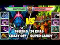 NIGHT STALKER (Off) vs BRISTLEBACK (Carry) - Epic Battle Of Divine Rank Dota 2 Players - Z Dota 2