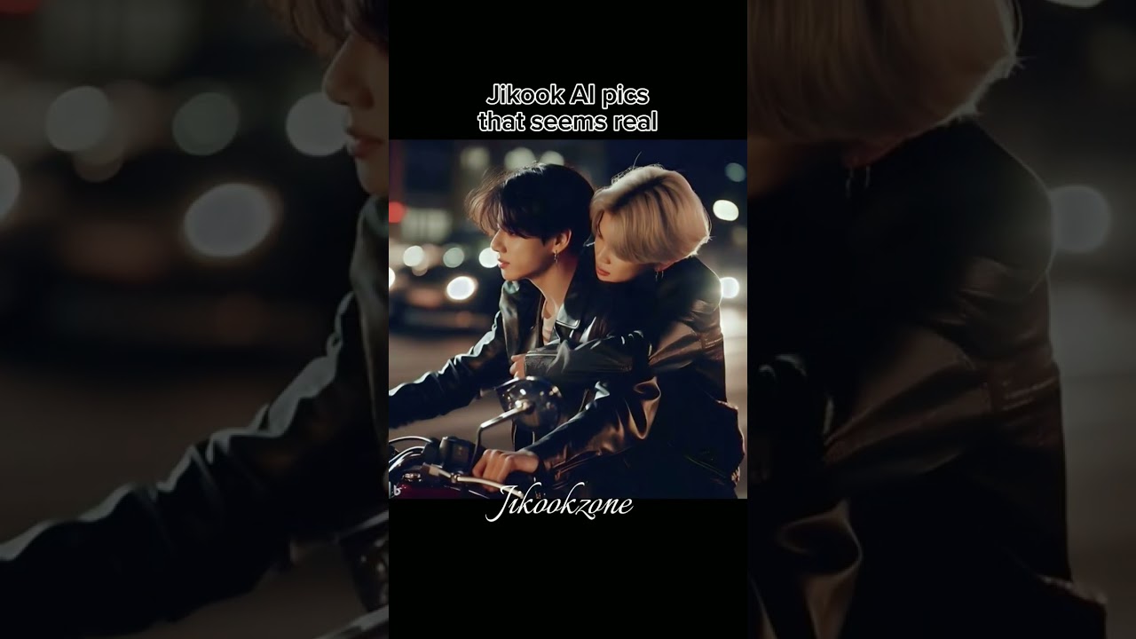 Jikook AI pics that seems real 🐰🐥💜💛 