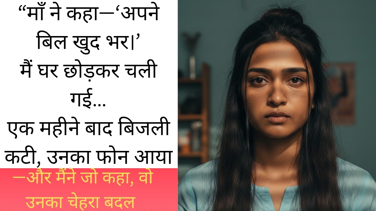 माँ ने कहा “अपने बिल खुद भर” — फिर मैंने उनका सबसे बड़ा सच सबके सामने रख दिया