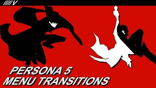 Persona 5 - Joker Swing and Shatter Menu Transition