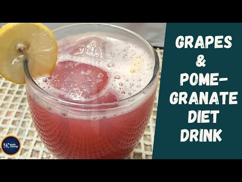 grapes-and-pomegranate-combo-|-healthy-diet-drink-for-weight-loss-|-recipe-by-health-cravings