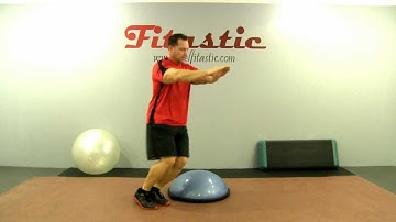 Bosu Ball Lateral Jumps