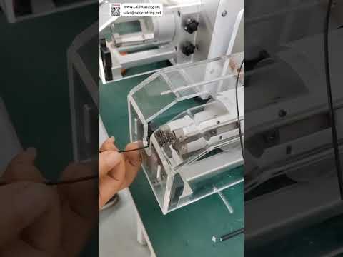 Coaxial Teflon Cable Stripper  Rotary Blade Cut Ensures Zero Damage to Inner Conductor