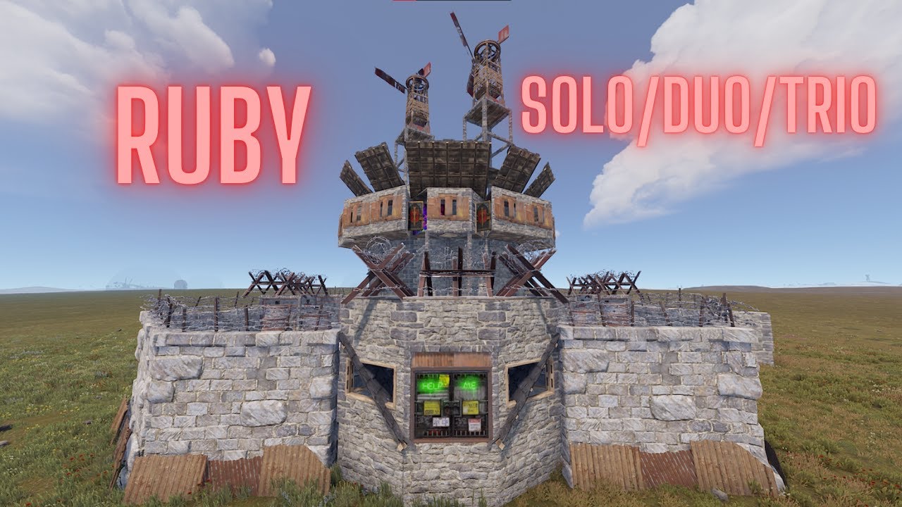 THE RUBY - Rust Solo/Duo/Trio Base Design | Outer TC'S And More - YouTube