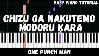 One Punch Man Season 2 Ending Piano Chizu ga Nakutemo Modoru kara Sheet  music for Piano (Solo)