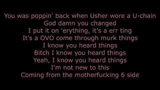 Drake-6 God song (Lyrics)