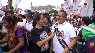 Ambiente de fiesta y emoción durante el cierre de campaña de #claudiasheinbaumpresidenta by La 4TV 106 views 12 hours ago 32 seconds