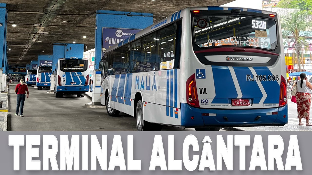 Terminal Rodoviário de Alcântara (São Gonçalo/RJ) - Movimentação de Ônibus #97