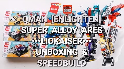 Transformers Combiner LIOKAISER Lego, Super Alloy Ares by QMAN (Enlighten) - Unboxing & Speedbuild