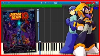 Title Screen Theme - Mega Man 10 - Piano Tutorial [Synthesia♫] ロックマン10 宇宙からの脅威!!