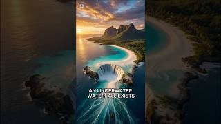 🌊 The Ocean Has a Waterfall? #shorts #mauritius #ocean #waterfall #nature #facts #earth #travel
