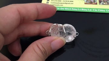 Đá quý Hà Nguyễn - tỳ hưu thạch anh trắng bọc bạc mix vòng tay