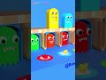 Funny Little Cube Monsters 💖💖💖 #satisfying #shorts
