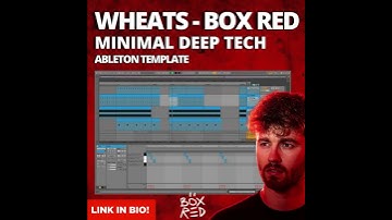 WHEATS - BOX RED / Minimal Deep Tech (Ableton Template Project) #shorts