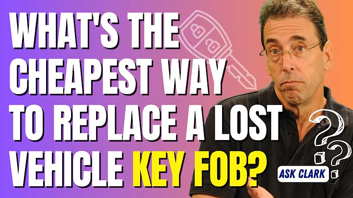 What's the Cheapest Way To Replace a Lost Vehicle Key Fob?