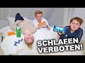 Wer LÄNGER WACH bleibt, gewinnt 😴 mit kleinem Bruder (1000€ Challenge)