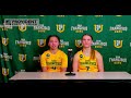 WBB | USF vs. CSUMB Postgame w/ Meghan McIntyre and Nevaeh Ferrara Horne